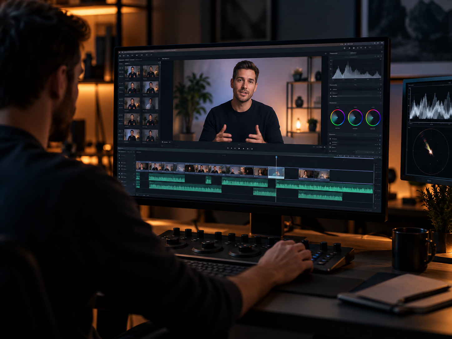Talking Head Video Editing
