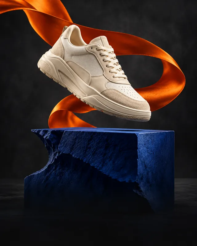 Illustrative Instagram footwear brand creative