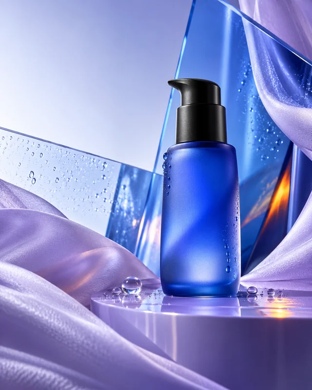 Illustrative Instagram skincare launch creative